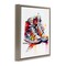 Stupell Industries Sneakers with Watercolor Drip Floating Frame, design by Creative Studio